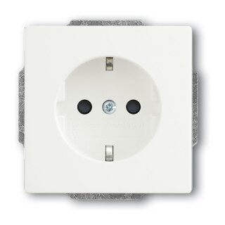 BUSCH JAEGER BJ 20 EUCKS-884 Steckdosen-Einsatz future linear studioweiß