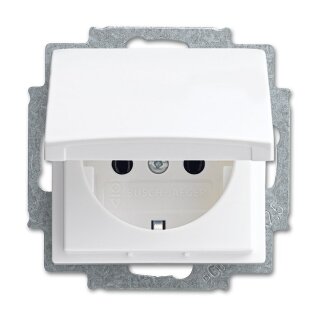 BUSCH JAEGER BJ 20 EUK-914 SCHUKO Steckdosen-Einsatz alpinweiß Busch-balance SI