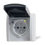 BUSCH JAEGER BJ 3120 EWB-53 FI-Schukomat VDE0664 grau AP...