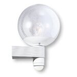 Steinel L400S weiss Wandleuchte mit Wächter 60W E27