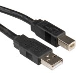 ROLINE USB 2.0 Kabel Typ A-B schwarz 3m