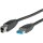 ROLINE USB 3.2 Gen 1 Kabel Typ A-B schwarz 1.8m