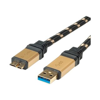 ROLINE USB3.2 GEN1 KABEL A-MICROB