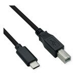 ROLINE USB2.0 KABEL TYP C-B 1 8M