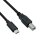 ROLINE USB 2.0 Typ C Kabel C - B ST/ST schwarz 4.5m