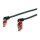 ROLINE USB 2.0 Kabel Typ-C - Typ-A ST/ST 360 Rotation schwarz / rot 2m