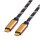 ROLINE GOLD USB4 Gen3x2 Kabel C-C ST/ST 40Gbit/s 100W schwarz / gold 1m