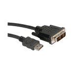ROLINE DVI KABEL.DVI-HDMI.2M