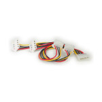 ROLINE Y-Kabel 4 pol. HDD / 4x 4 pol. HDD abgewinkelt 0,45m