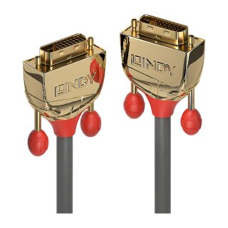 LINDY DVI-D Dual Link Kabel Gold Line 5m