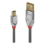 LINDY USB 2.0 Kabel Typ A/Mini-B Cromo Line M/M 2m