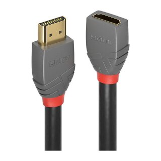LINDY HDMI 2.0 Verlängerungskabel 3m, Anthra Line