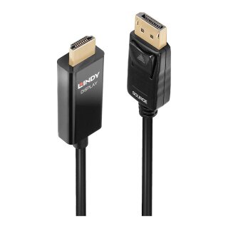 LINDY DisplayPort an HDMI Adapterkabel mit HDR 2m
