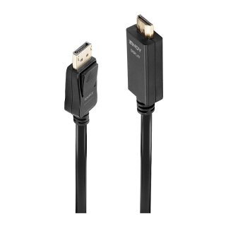 LINDY DisplayPort an HDMI Kabel 4K30 (DP: passiv) 3m