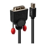 LINDY Mini-DisplayPort an DVI-D Kabel schwarz 3m