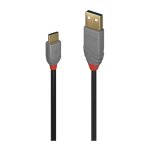 LINDY USB 2.0 Kabel Typ A/C Anthra Line M/M 2m