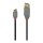 LINDY USB 2.0 Kabel Typ A/C Anthra Line M/M 3m