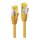 LINDY Patchkabel Cat6A RJ45 S/FTP Cat7 LSZH Kabel gelb 3m