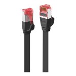 LINDY Patchkabel Cat6 U/FTP Flachband schwarz 5.00m