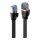 LINDY Patchkabel Cat6A U/FTP Flachband schwarz 3.00m