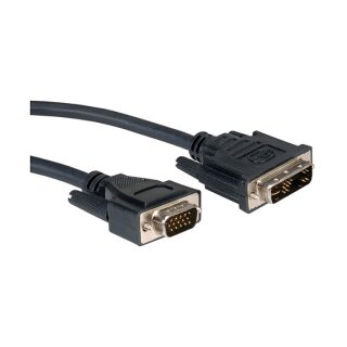 ROLINE DVI-VGA-Kabel DVI 12+5 ST ST 3m