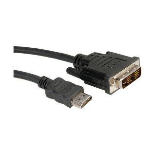 ROLINE DVI KABEL.DVI-HDMI.5M