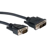 ROLINE DVI-VGA-Kabel DVI 12+5 ST ST 5m