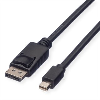 ROLINE DisplayPort Kabel DP ST - Mini DP ST schwarz 3m