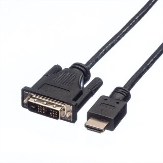 ROLINE DVI KABEL.DVI-HDMI.1.5M
