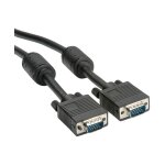 ROLINE Monitor-Kabel mit Ferritkern + DDC HD15 ST-ST 20m