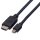 ROLINE Mini DisplayPort Kabel Mini DP-HDTV ST/ST schwarz 1m