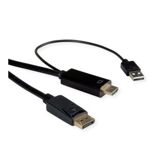 ROLINE UHD HDMI NACH DP KABEL