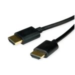 ROLINE HDMI High Speed Kabel mit Ethernet Slim ST-ST...