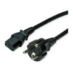 ROLINE Netzkabel IEC-Buchse & CEE7/7-Stecker gerade...