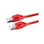 DRAKA Patchkabel Kat.6 Class E S/FTP UC900 TM21 LSOH rot 1m