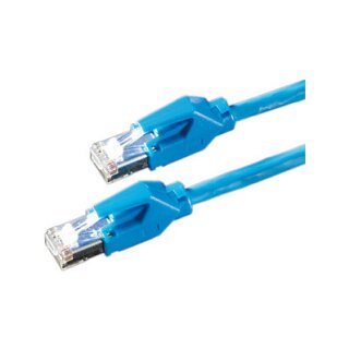 DRAKA Patchkabel Kat.6 Class E S/FTP UC900 TM21 LSOH blau 1m