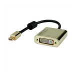 ROLINE GOLD 4K Mini DisplayPort-DVI Adapter Aktiv...