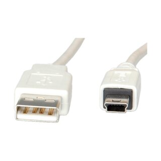 USB2.0 KABEL A-5PINMINI 0 8M