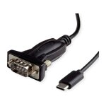 VALUE USB - Seriell Konverter-Kabel Typ C - RS232 schwarz...