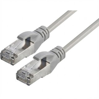 Captiva Kabel Patchkabel CAT 8 Kabel fr Netzwerk, LAN und Ethernet 2m grau