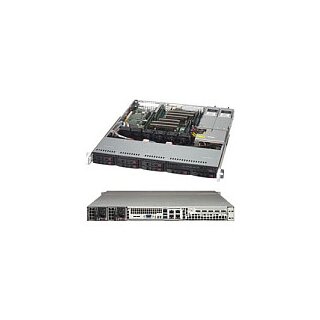 1HE Supermicro Gehäuse SuperChassis 1U CSE-113MFAC2-R804CB