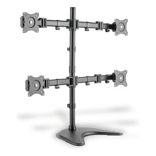 DIGITUS Quad Monitorhalterung, 4x 27", 4x 8 kg