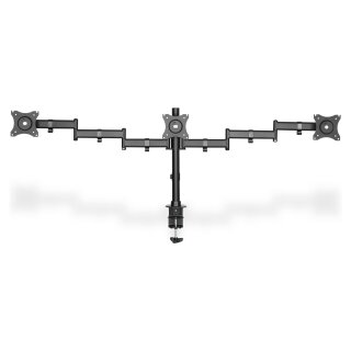 DIGITUS Triple Monitorhalterung, 3x 27", 3x 8 kg