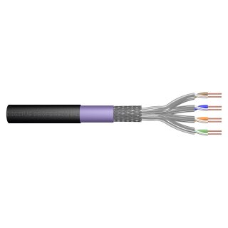 DIGITUS CAT.7 S/FTP Erdverlegekabel. simplex. PE.100m.grau