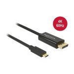 DeLock DisplayPort 1.2 > USB-C (ST-ST) 2m Adapterkabel...