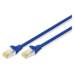 DIGITUS CAT 6A S/FTP Patchkabel, 1m, blau