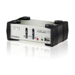 DATA KVM Desktop Switch 2-Port USB - PS/2 VGA KVM Switch...