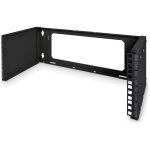 DIGITUS Wandhalterung Patch-Halter 19" 4HE schwarz