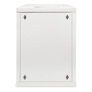 DIGITUS Wandschrank Compact 9HE 254mm 10" Glastür grau