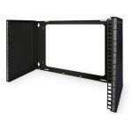 DIGITUS Wandhalterung Patch-Halter 19" 8HE schwarz